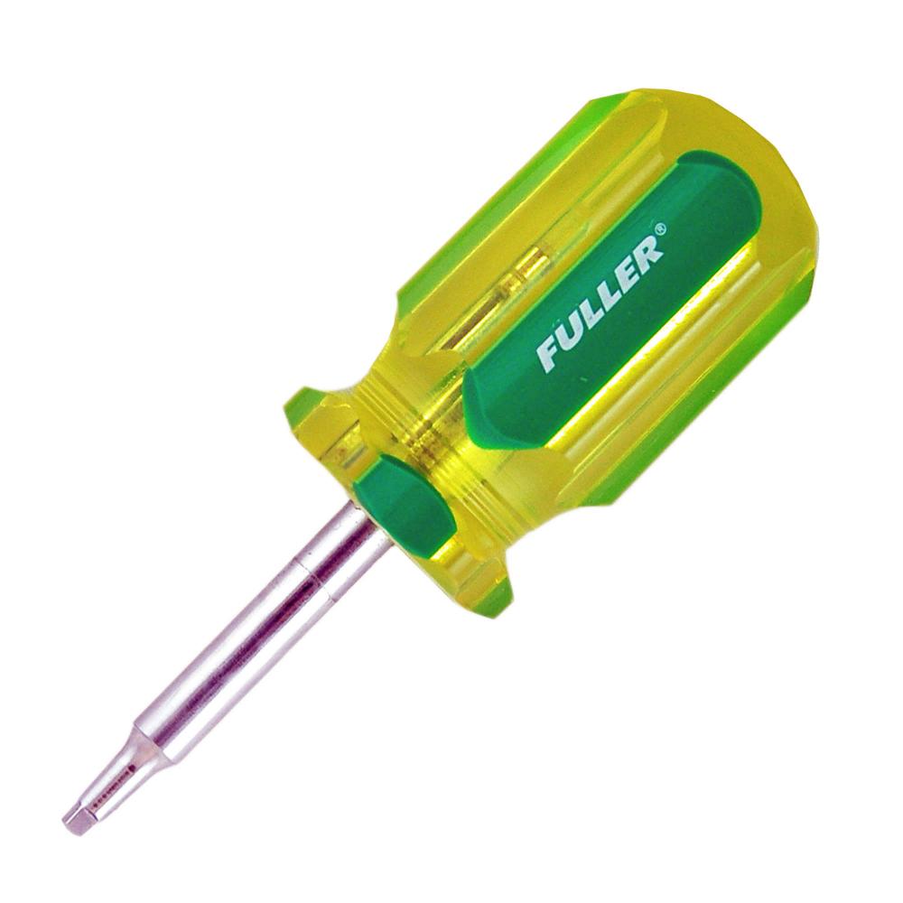 #1 Square Head, Stubby Golden Grip® Screwdriver<span class=' ItemWarning' style='display:block;'>Item is usually in stock, but we&#39;ll be in touch if there&#39;s a problem<br /></span>