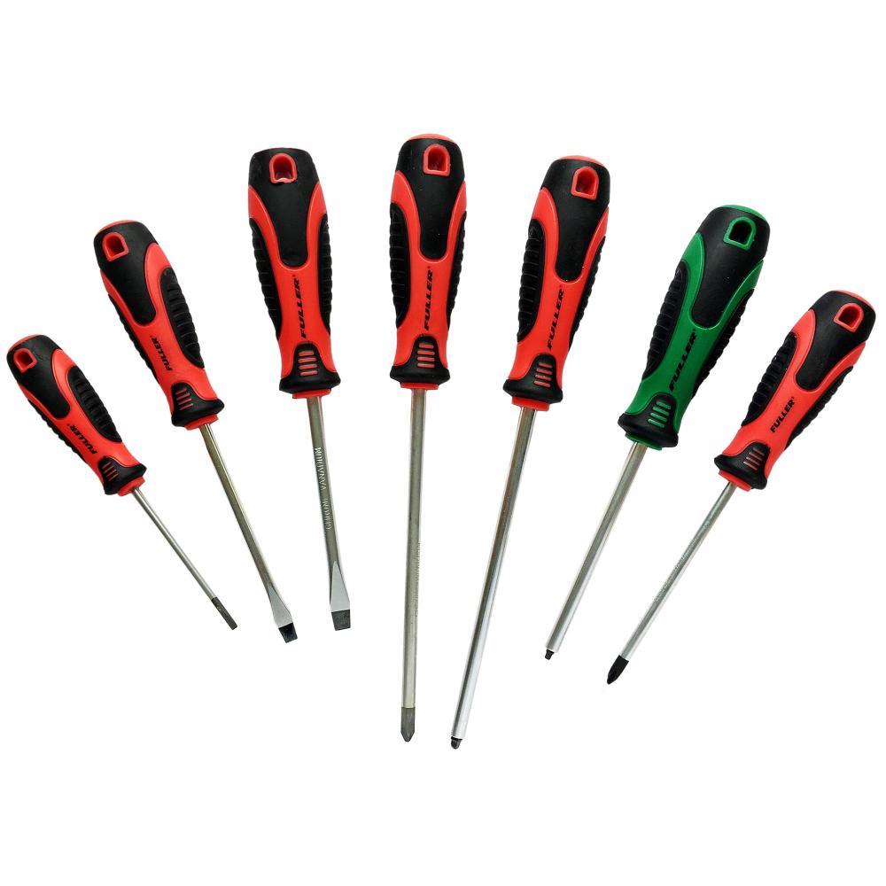 Composite Handle Screwdriver Set (7-Pc.)<span class=' ItemWarning' style='display:block;'>Item is usually in stock, but we&#39;ll be in touch if there&#39;s a problem<br /></span>