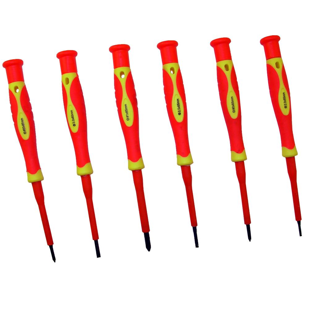 Precision Insulated Screwdriver Set (6-Pc.)<span class=' ItemWarning' style='display:block;'>Item is usually in stock, but we&#39;ll be in touch if there&#39;s a problem<br /></span>