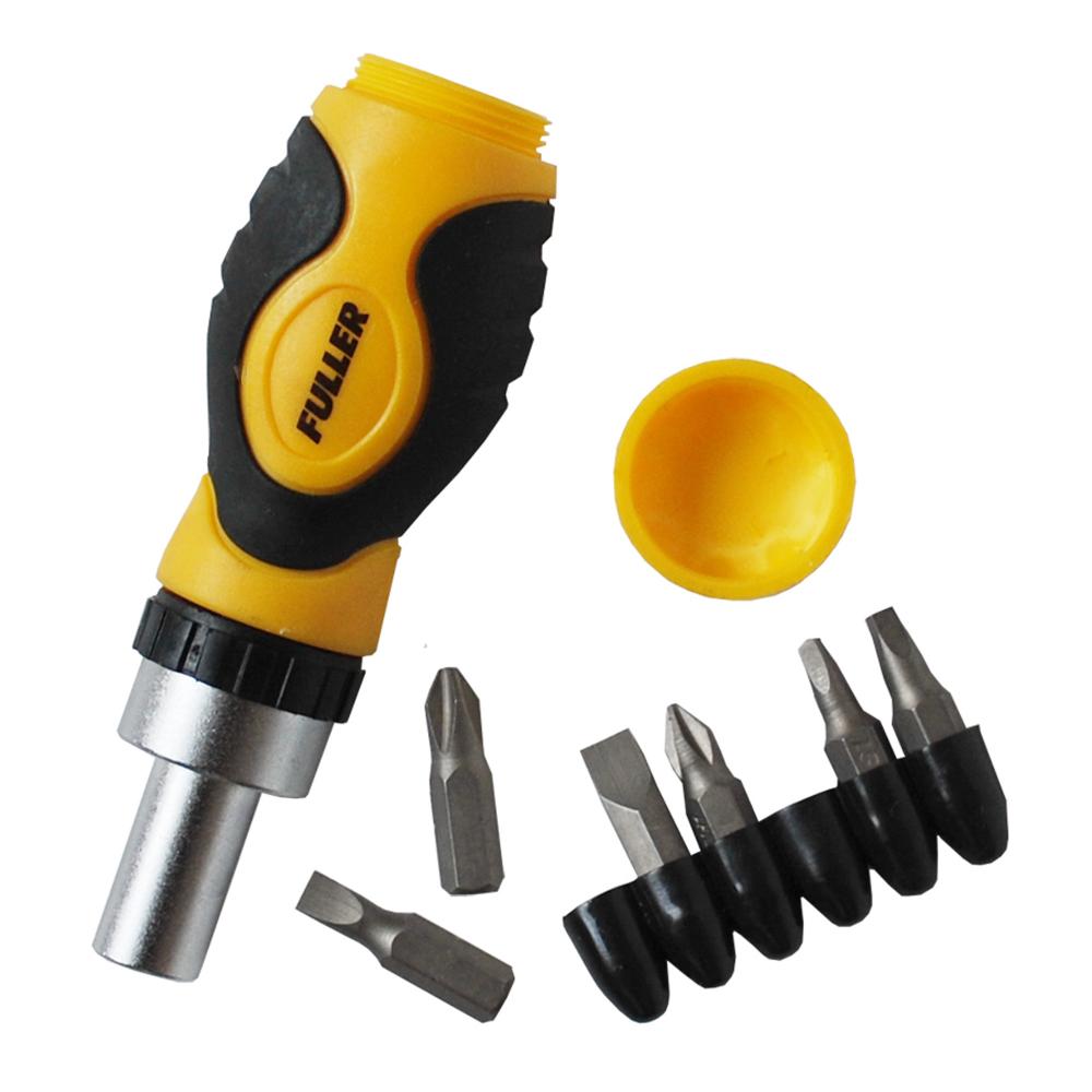 6-in-1 Ratcheting (Stubby) Screwdriver<span class=' ItemWarning' style='display:block;'>Item is usually in stock, but we&#39;ll be in touch if there&#39;s a problem<br /></span>