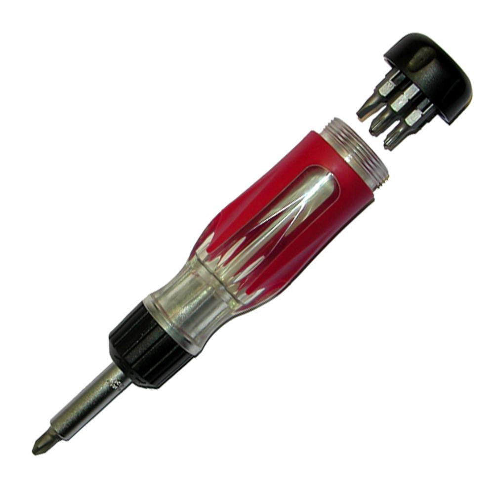 Ratcheting Multi-bit Screwdriver (8-Pc.)<span class=' ItemWarning' style='display:block;'>Item is usually in stock, but we&#39;ll be in touch if there&#39;s a problem<br /></span>