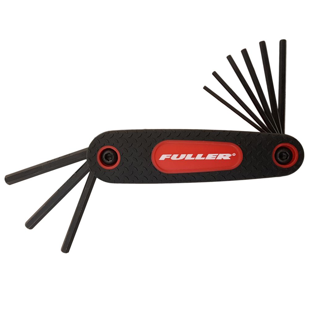 Folding SAE Hex Key Set (9-pc.)<span class=' ItemWarning' style='display:block;'>Item is usually in stock, but we&#39;ll be in touch if there&#39;s a problem<br /></span>