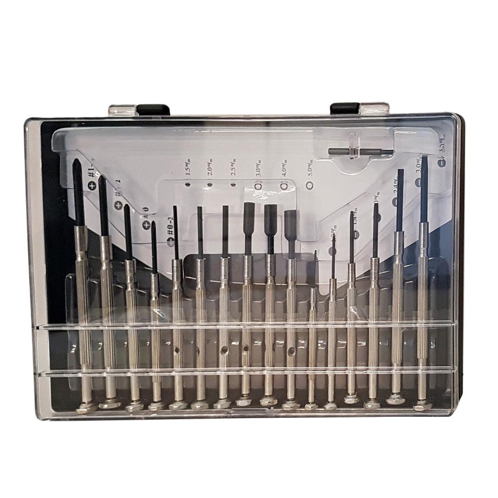 Precision Screwdriver Set with Storage Case (16-Pc.)<span class=' ItemWarning' style='display:block;'>Item is usually in stock, but we&#39;ll be in touch if there&#39;s a problem<br /></span>