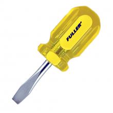 Fuller Tool 100-0500 - 1/4-In. x 1-1/2-In. (Stubby) Slot Head Golden GripÂ® Screwdriver