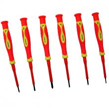 Fuller Tool 123-2006 - Precision Insulated Screwdriver Set (6-Pc.)