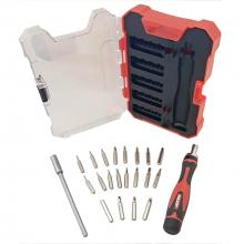 Fuller Tool 126-2014 - Ratcheting Multi-Bit Screwdriver Set with Storage Case (22-Pc.)