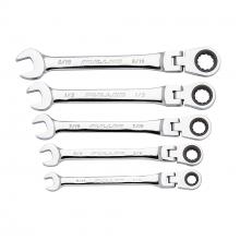 Fuller Tool 427-2205 - Flexible Ratcheting SAE Wrench Set (5-Pc.)