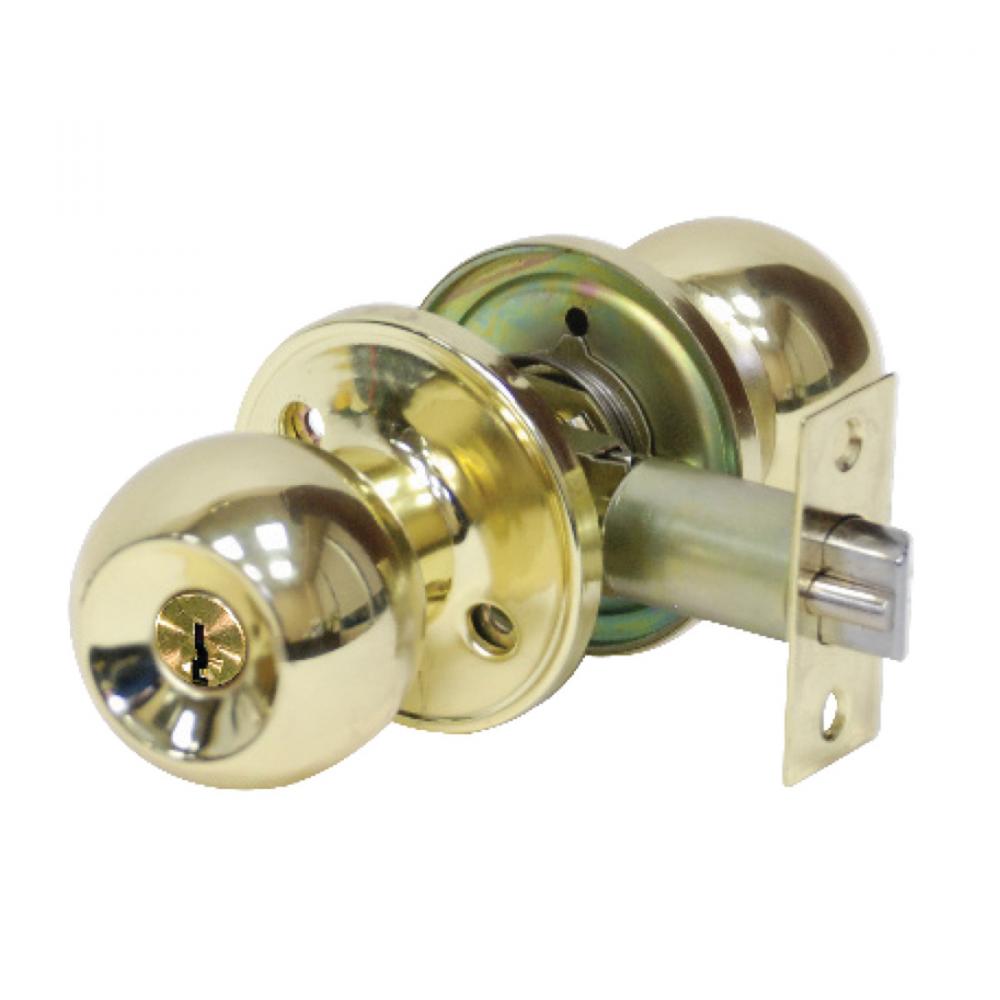 Door Lock Knob Entry Polished Brass KA4<span class=' ItemWarning' style='display:block;'>Item is usually in stock, but we&#39;ll be in touch if there&#39;s a problem<br /></span>