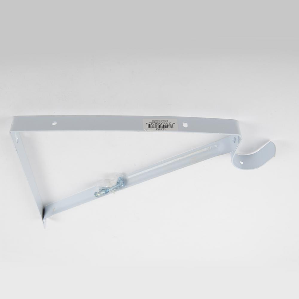 Closet Rod Bracket White<span class=' ItemWarning' style='display:block;'>Item is usually in stock, but we&#39;ll be in touch if there&#39;s a problem<br /></span>