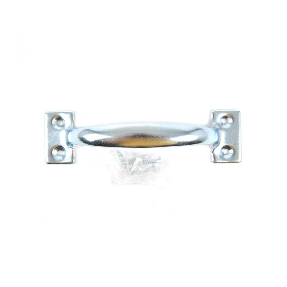 Door Pull Handle 5-¾in Zinc Plated Steel<span class=' ItemWarning' style='display:block;'>Item is usually in stock, but we&#39;ll be in touch if there&#39;s a problem<br /></span>