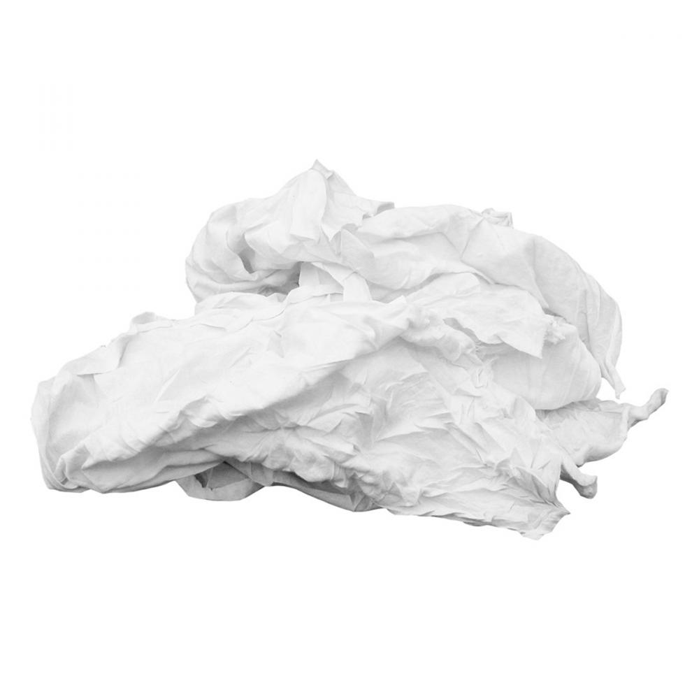 Recycled T-Shirt Cloth Rags 10lb White<span class=' ItemWarning' style='display:block;'>Item is usually in stock, but we&#39;ll be in touch if there&#39;s a problem<br /></span>