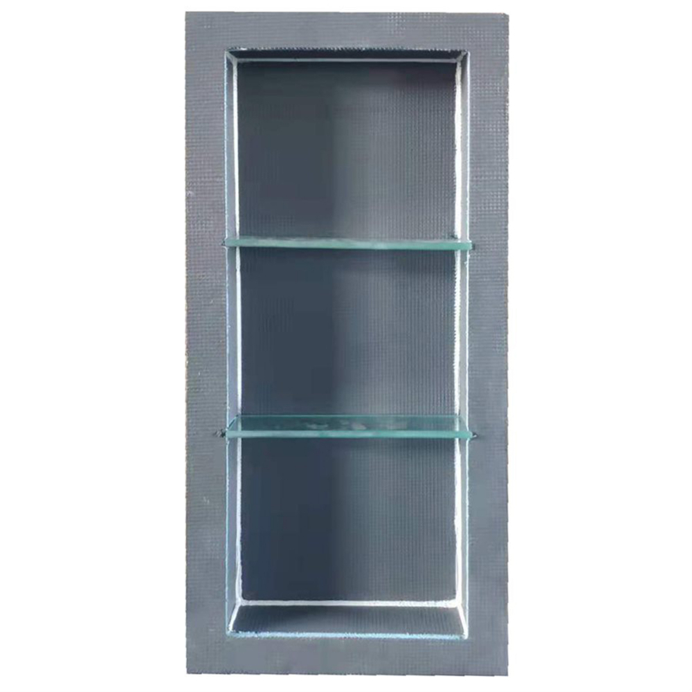 XPS Foam Shower Niche With 2-Glass Shelves 12in x 3.5in x 32in<span class=' ItemWarning' style='display:block;'>Item is usually in stock, but we&#39;ll be in touch if there&#39;s a problem<br /></span>