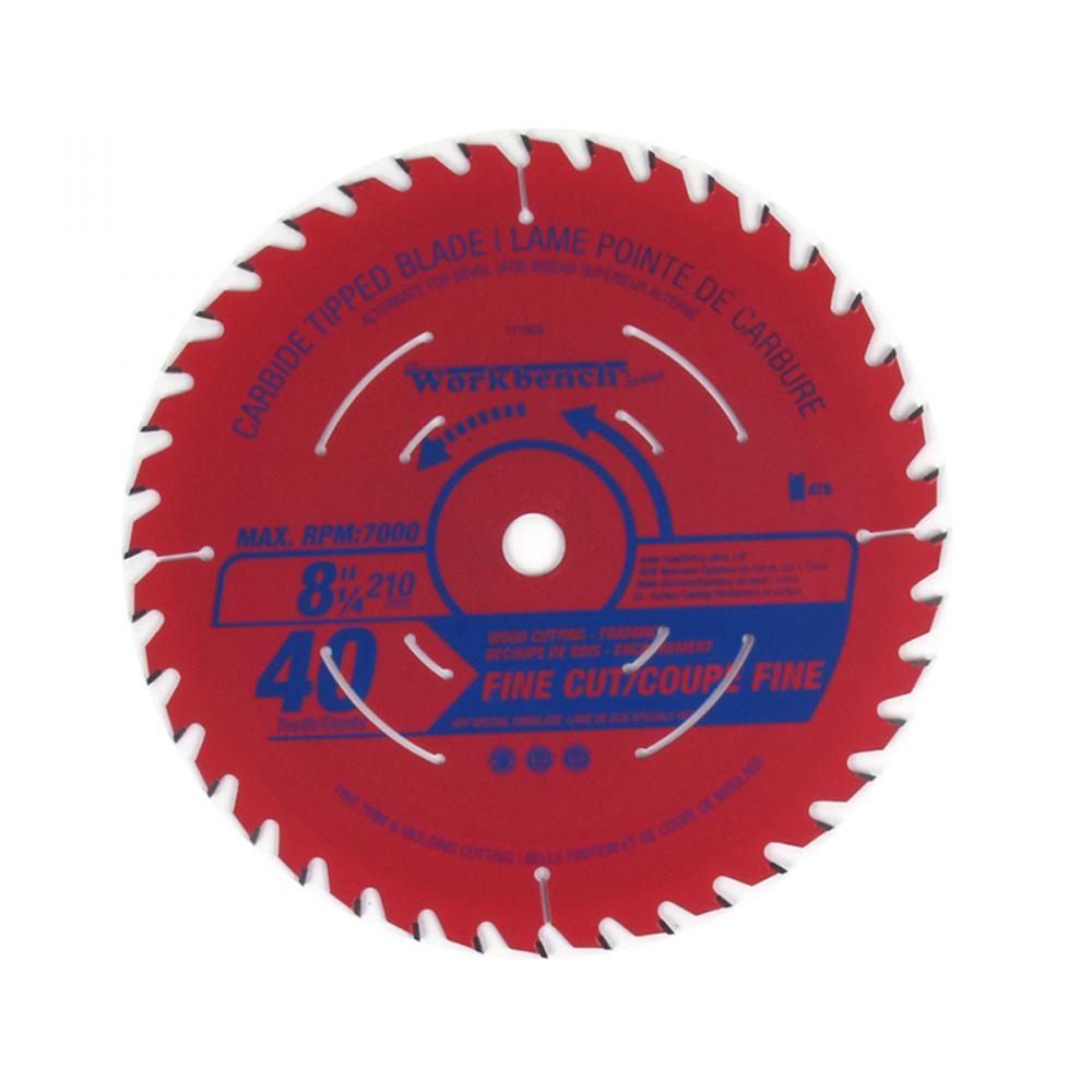 Saw Blade ATB Fine Cut 8 ¼&#34; (206mm) 40T 7000RPM<span class=' ItemWarning' style='display:block;'>Item is usually in stock, but we&#39;ll be in touch if there&#39;s a problem<br /></span>