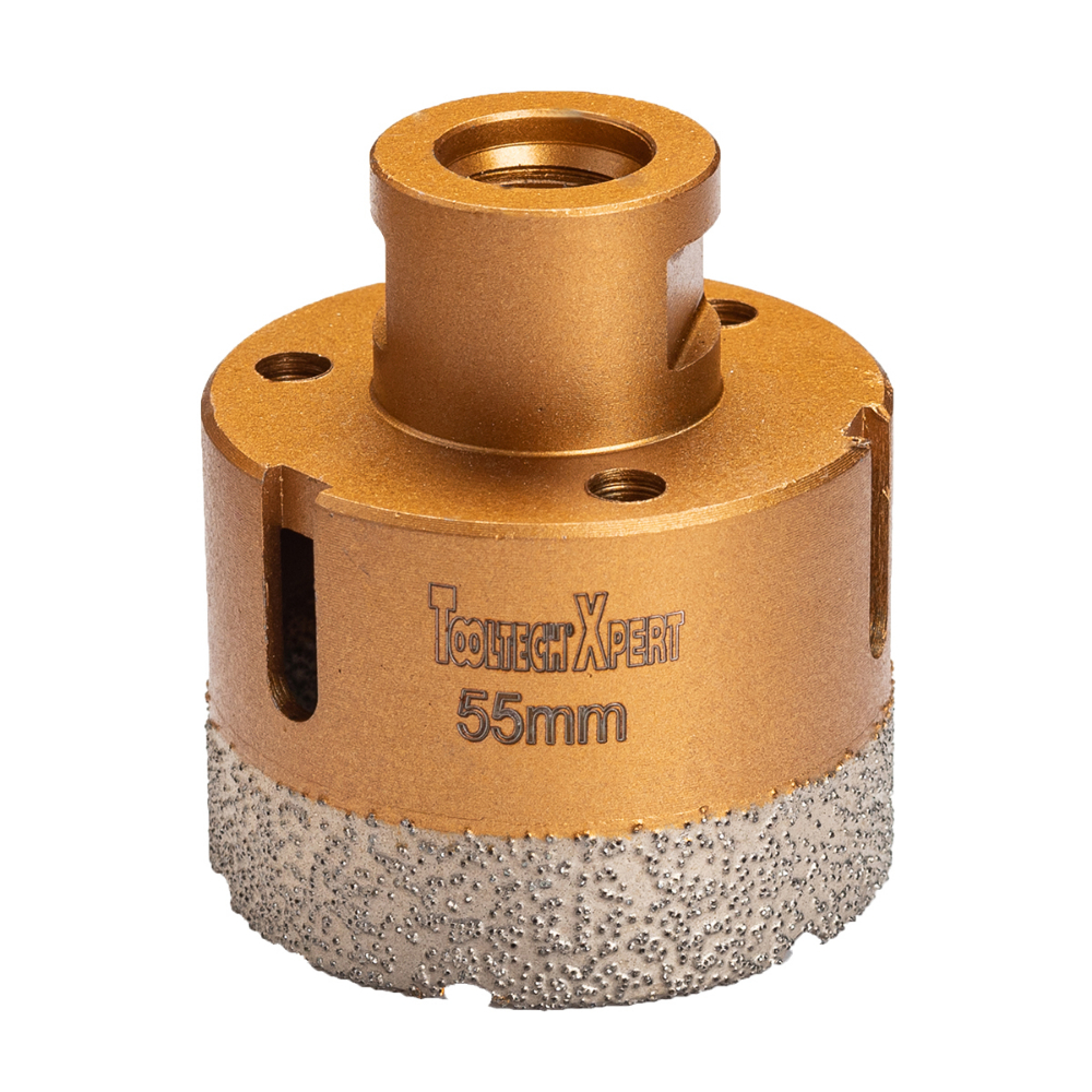 Diamond Core Hole Saw Bit 2 3/16in (55mm) Thread 5/8-11<span class=' ItemWarning' style='display:block;'>Item is usually in stock, but we&#39;ll be in touch if there&#39;s a problem<br /></span>