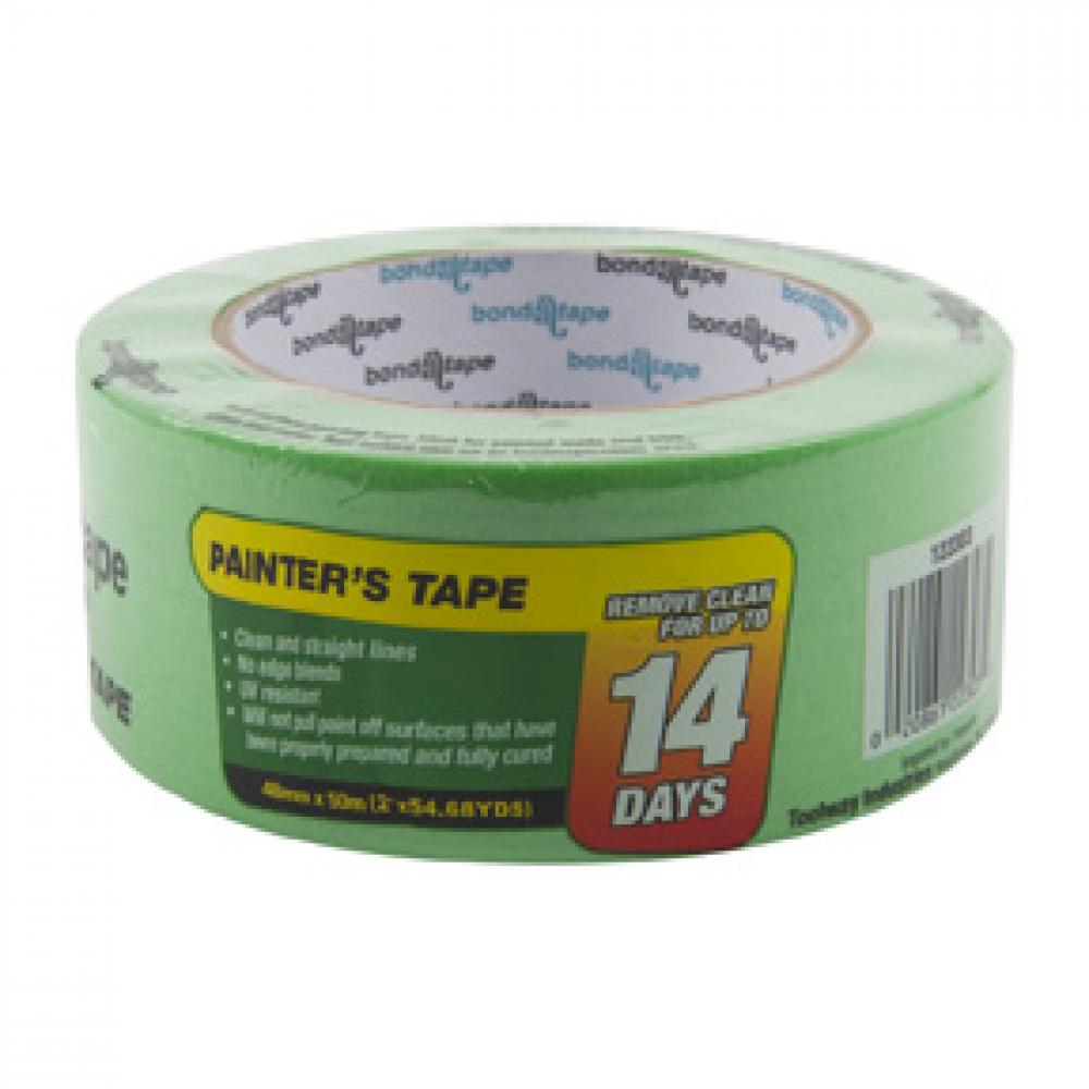 Painters Tape 48mm x 50m Green<span class=' ItemWarning' style='display:block;'>Item is usually in stock, but we&#39;ll be in touch if there&#39;s a problem<br /></span>