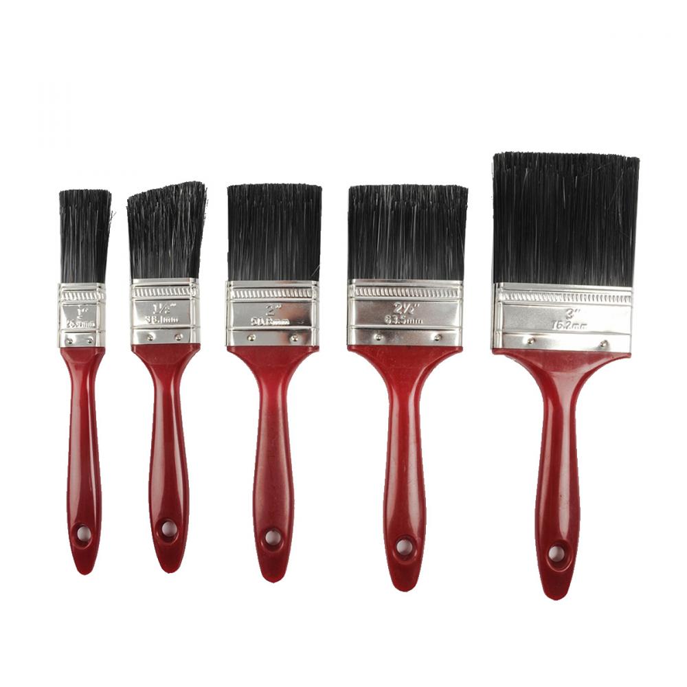 5PC Professional Synthetic Flat Bristle Paint Brushes Set (1&#34;, 1½&#34;, 2&#34;, 2½&#34;, 3&#34;)<span class=' ItemWarning' style='display:block;'>Item is usually in stock, but we&#39;ll be in touch if there&#39;s a problem<br /></span>