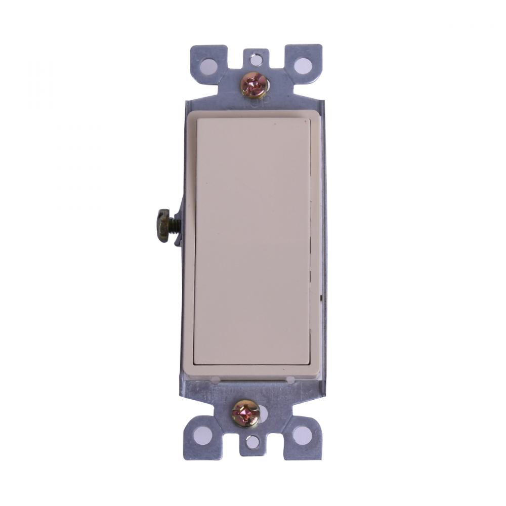 Decora 15-Amp Single Pole Switch Ivory<span class=' ItemWarning' style='display:block;'>Item is usually in stock, but we&#39;ll be in touch if there&#39;s a problem<br /></span>