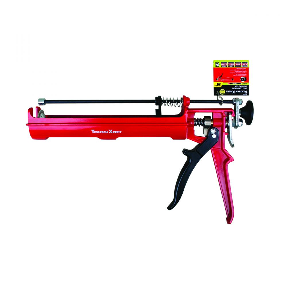 Pro Dual High Density Cradle-Style Caulking Gun 9&#34; Red<span class=' ItemWarning' style='display:block;'>Item is usually in stock, but we&#39;ll be in touch if there&#39;s a problem<br /></span>