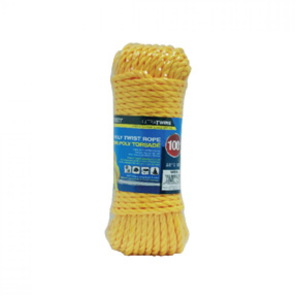 Poly Twist Rope Yellow  ½in x 50ft<span class=' ItemWarning' style='display:block;'>Item is usually in stock, but we&#39;ll be in touch if there&#39;s a problem<br /></span>