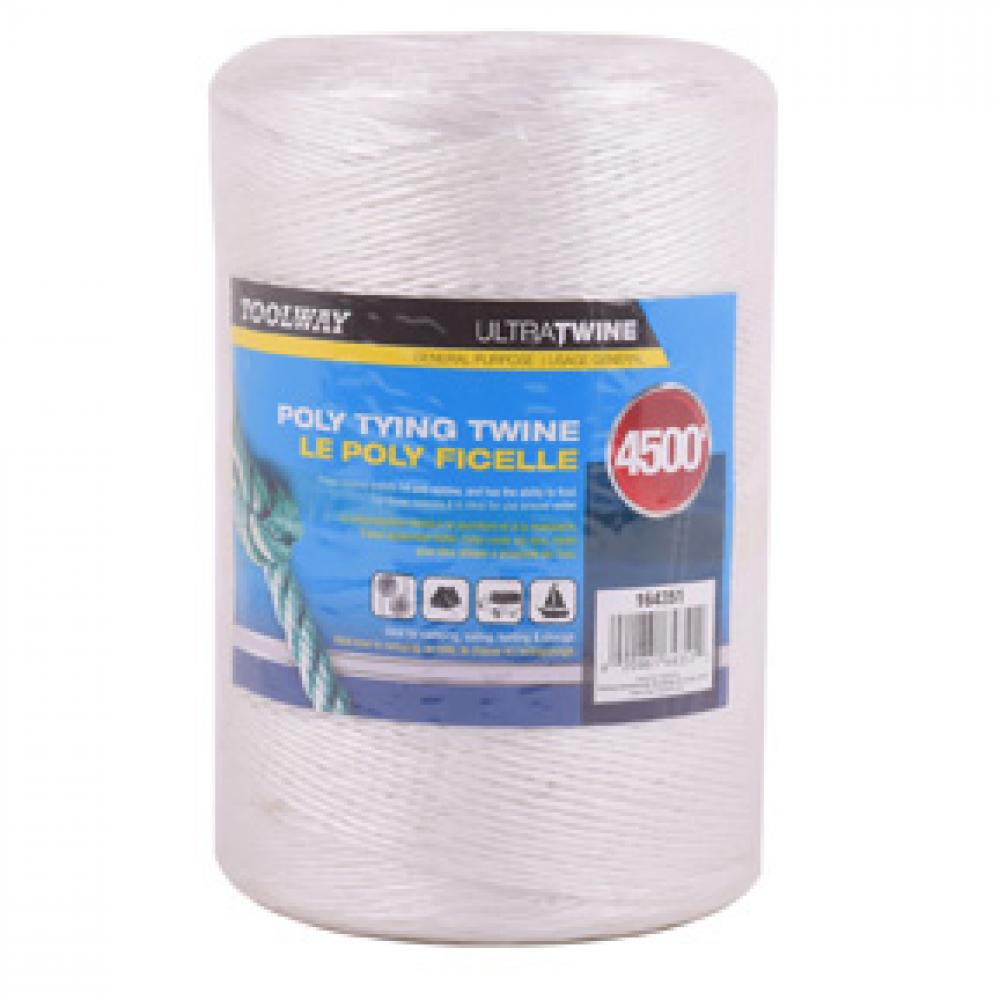 Spiralok Poly Tying Twine 4500ft White<span class=' ItemWarning' style='display:block;'>Item is usually in stock, but we&#39;ll be in touch if there&#39;s a problem<br /></span>