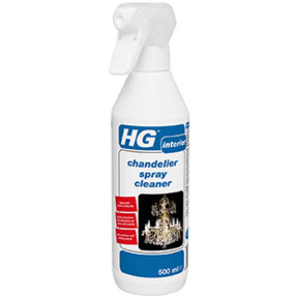 HG Chandelier Spray Cleaner 500ml<span class=' ItemWarning' style='display:block;'>Item is usually in stock, but we&#39;ll be in touch if there&#39;s a problem<br /></span>