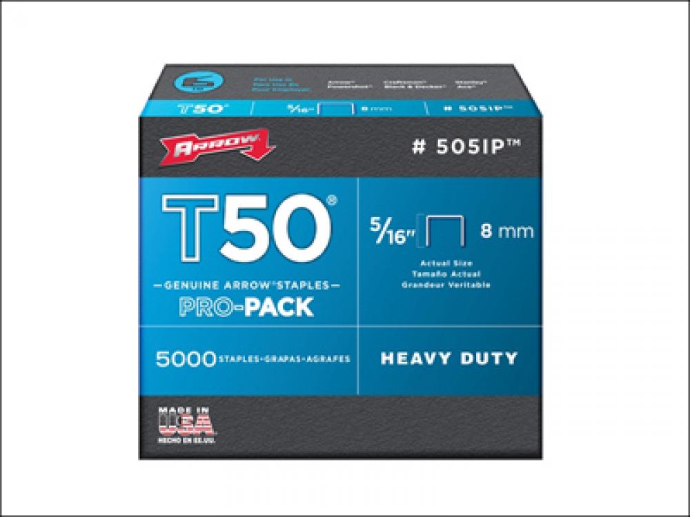 Staples T50 5/16in x 3/8in Crown 20ga 5000/Pk<span class=' ItemWarning' style='display:block;'>Item is usually in stock, but we&#39;ll be in touch if there&#39;s a problem<br /></span>