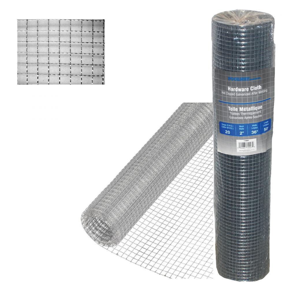 Galvanized Hardware Cloth 20ga 1/2in x 24in x 50ft<span class=' ItemWarning' style='display:block;'>Item is usually in stock, but we&#39;ll be in touch if there&#39;s a problem<br /></span>