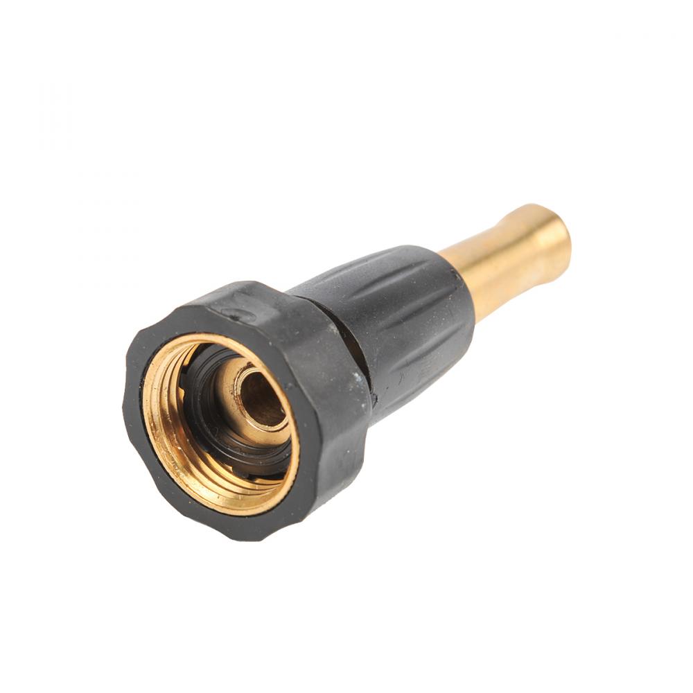 Solid Brass Twist End Nozzle With Rubber Grip 4in<span class=' ItemWarning' style='display:block;'>Item is usually in stock, but we&#39;ll be in touch if there&#39;s a problem<br /></span>