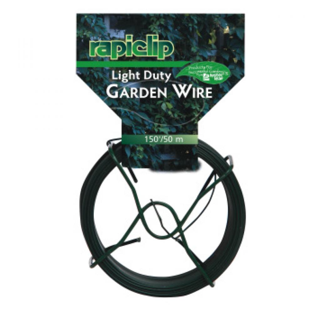 Garden Wire Light Duty Green 164ft<span class=' ItemWarning' style='display:block;'>Item is usually in stock, but we&#39;ll be in touch if there&#39;s a problem<br /></span>