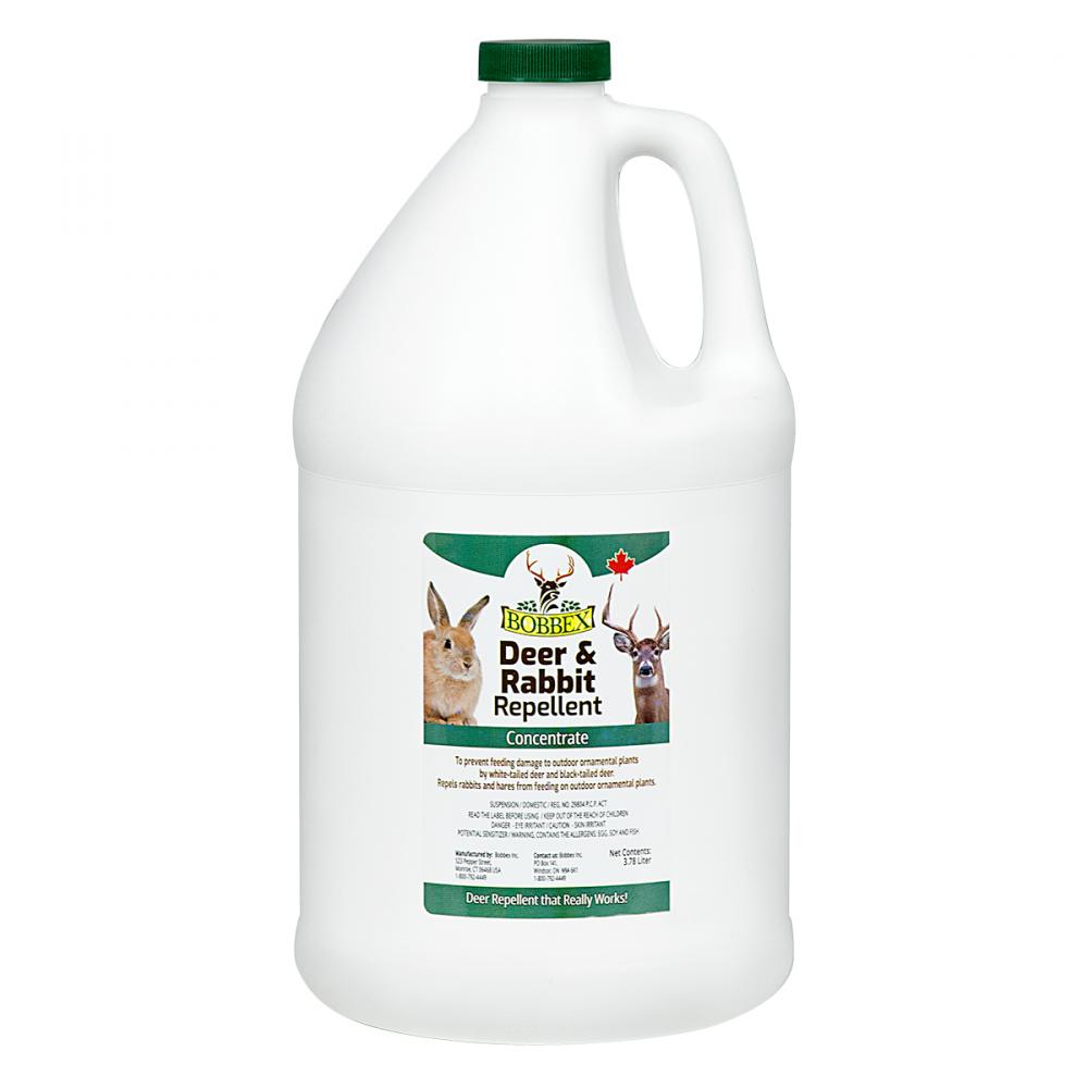 Bobbex Natural Deer & Rabbit Repellent Concentrate 3.78L<span class=' ItemWarning' style='display:block;'>Item is usually in stock, but we&#39;ll be in touch if there&#39;s a problem<br /></span>