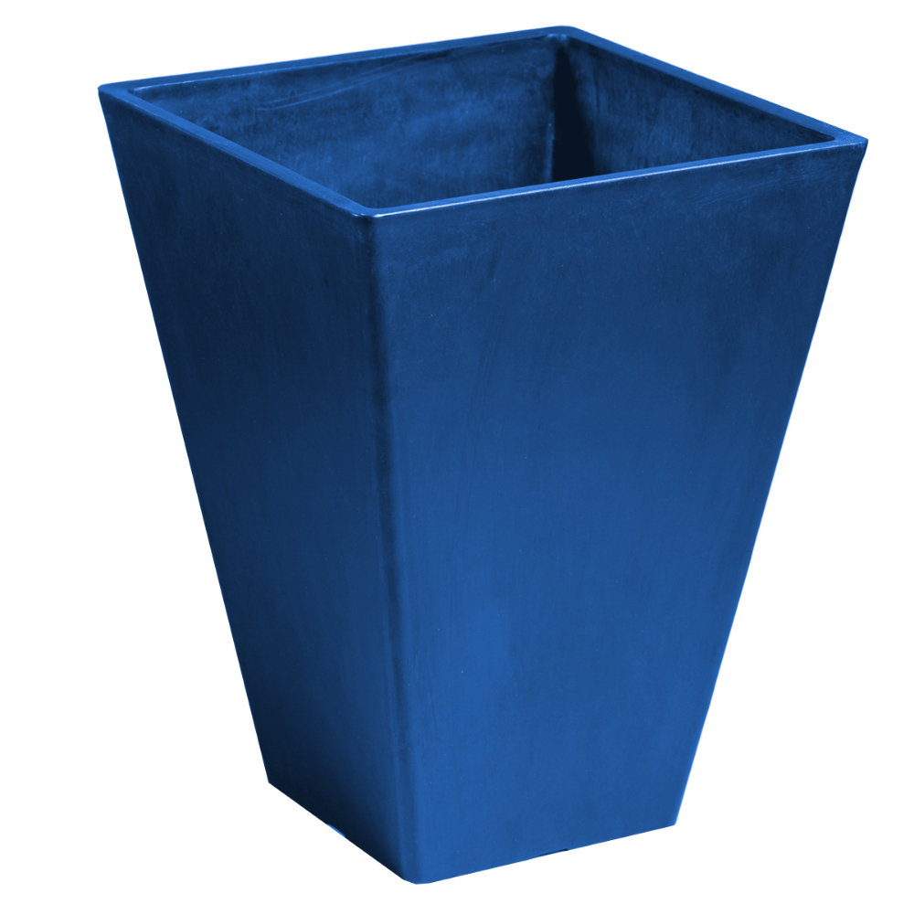 Planter Composite Square 10in x 13in Blue<span class=' ItemWarning' style='display:block;'>Item is usually in stock, but we&#39;ll be in touch if there&#39;s a problem<br /></span>