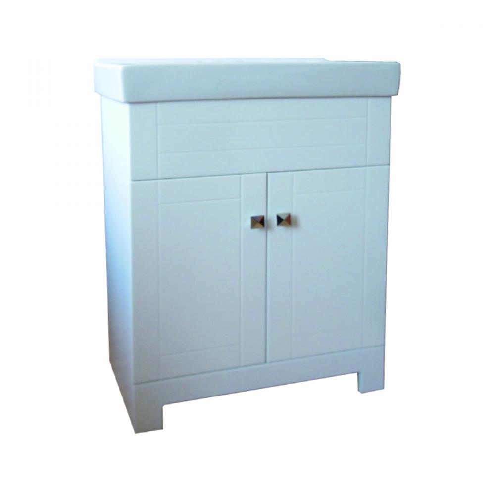 Vanity and Ceramic Top 2-Door 30x15.5x31.5in White<span class=' ItemWarning' style='display:block;'>Item is usually in stock, but we&#39;ll be in touch if there&#39;s a problem<br /></span>