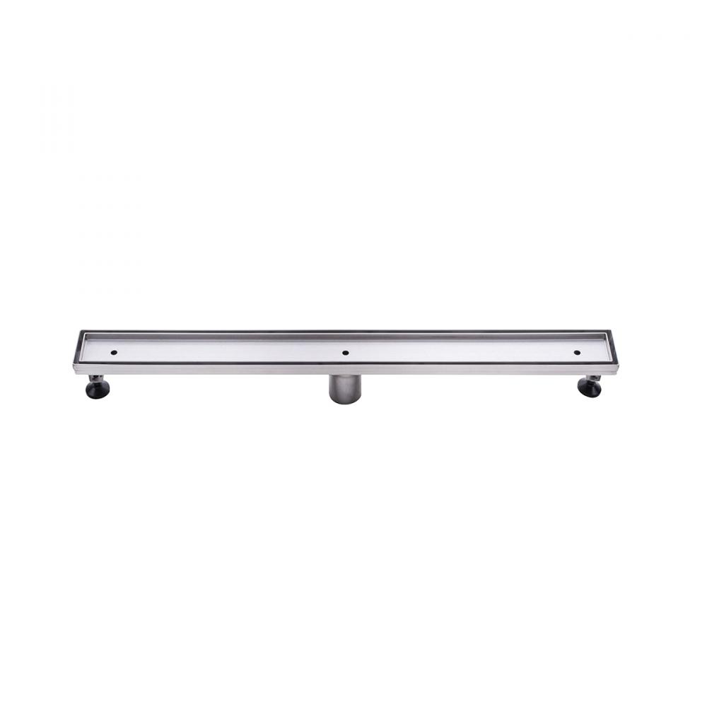 Linear Shower Drain Tile-in 2in 24in x 3in x 3 1/8in<span class=' ItemWarning' style='display:block;'>Item is usually in stock, but we&#39;ll be in touch if there&#39;s a problem<br /></span>