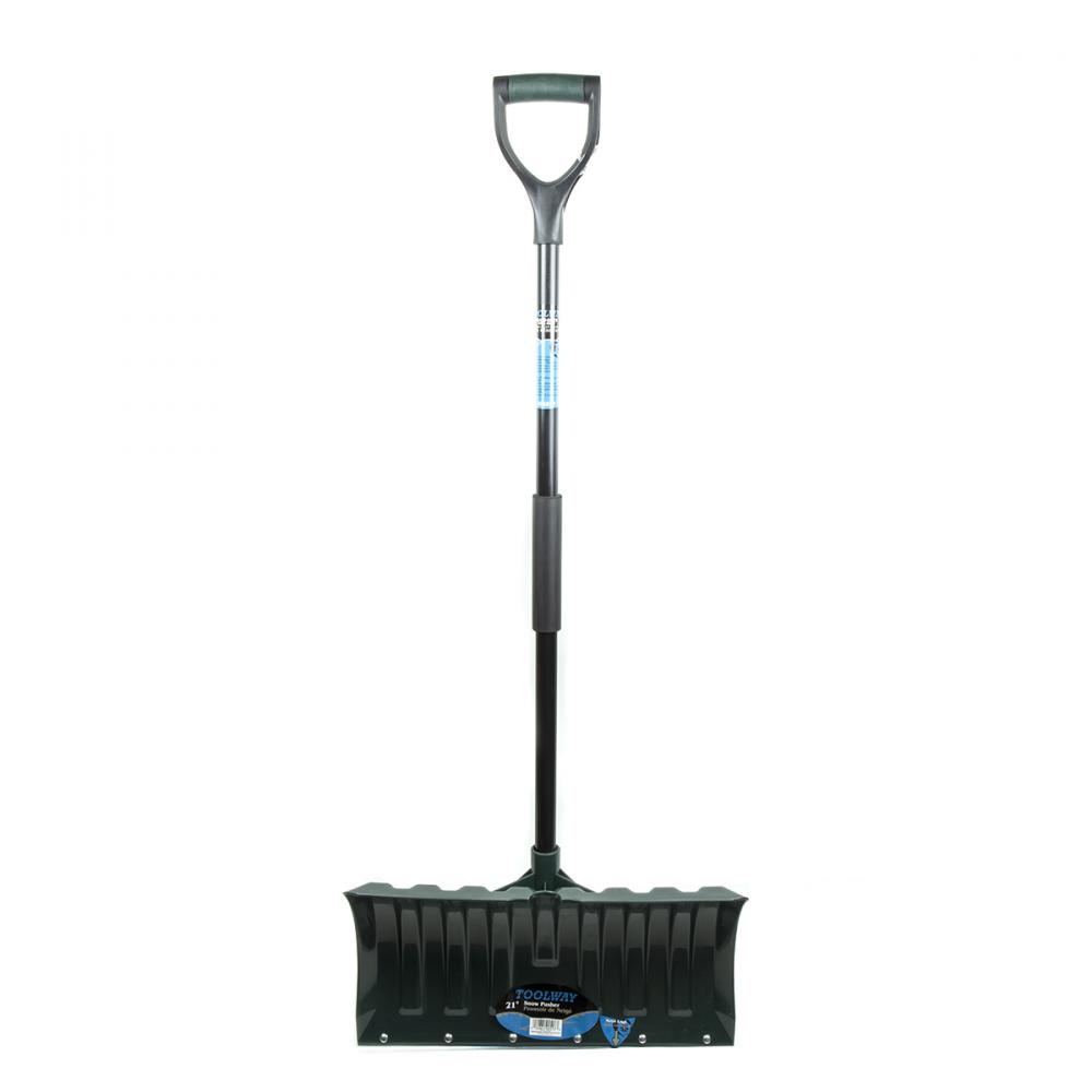 Snow Pusher 20-1/2&#34; Poly Blade with Metal Edge D-grip 49-1/2&#39;<span class=' ItemWarning' style='display:block;'>Item is usually in stock, but we&#39;ll be in touch if there&#39;s a problem<br /></span>