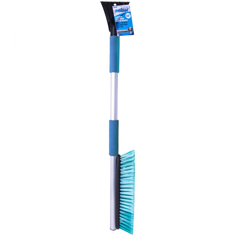 Snow Brush Aluminum Handle with Ice Scraper 33in<span class=' ItemWarning' style='display:block;'>Item is usually in stock, but we&#39;ll be in touch if there&#39;s a problem<br /></span>