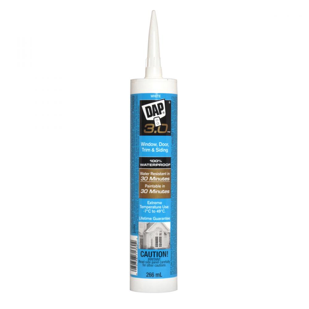 DAP 3.0 Window &  Door Hybrid Sealant 266ml White<span class=' ItemWarning' style='display:block;'>Item is usually in stock, but we&#39;ll be in touch if there&#39;s a problem<br /></span>