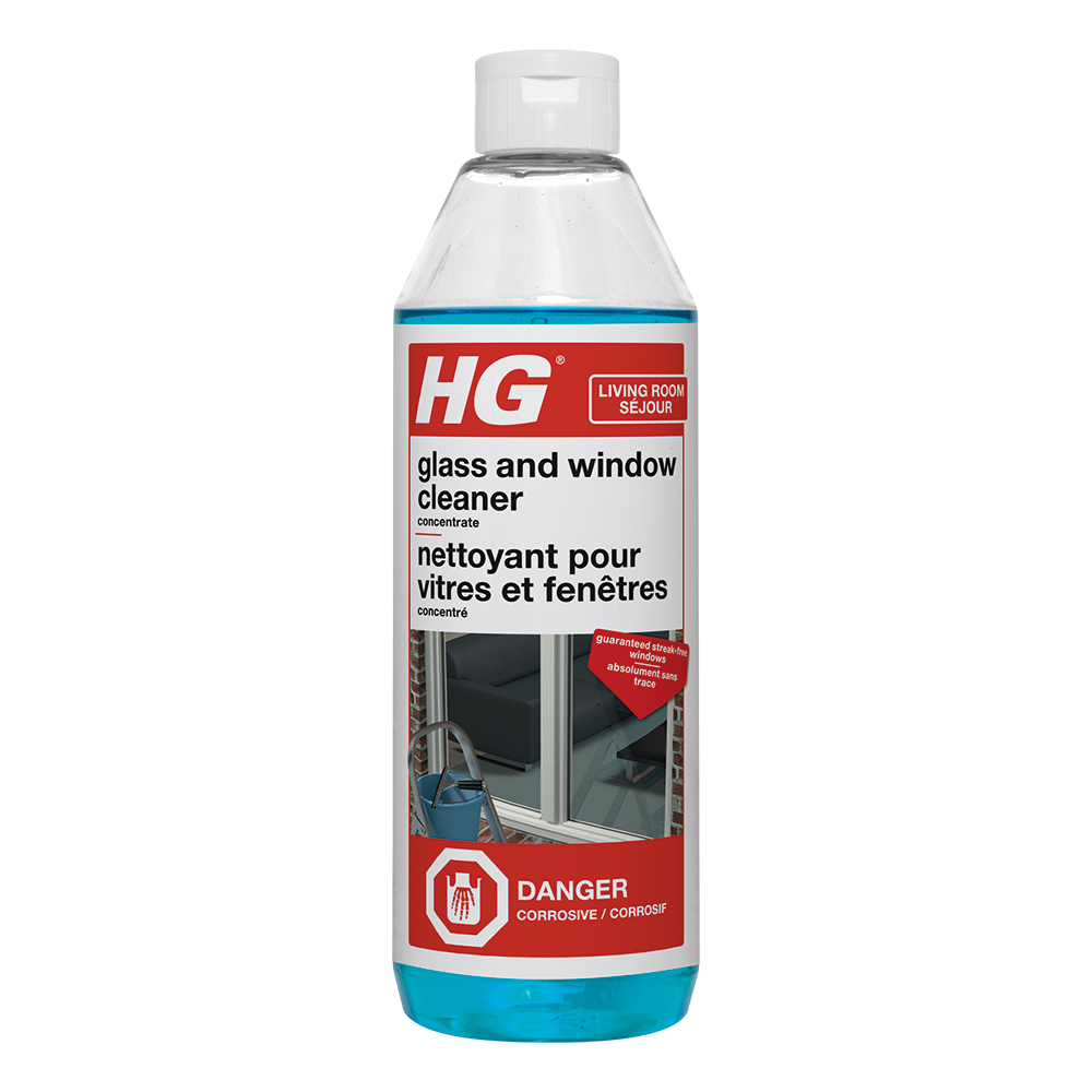 HG Glass and Window Cleaner Concentrate 500ml<span class=' ItemWarning' style='display:block;'>Item is usually in stock, but we&#39;ll be in touch if there&#39;s a problem<br /></span>