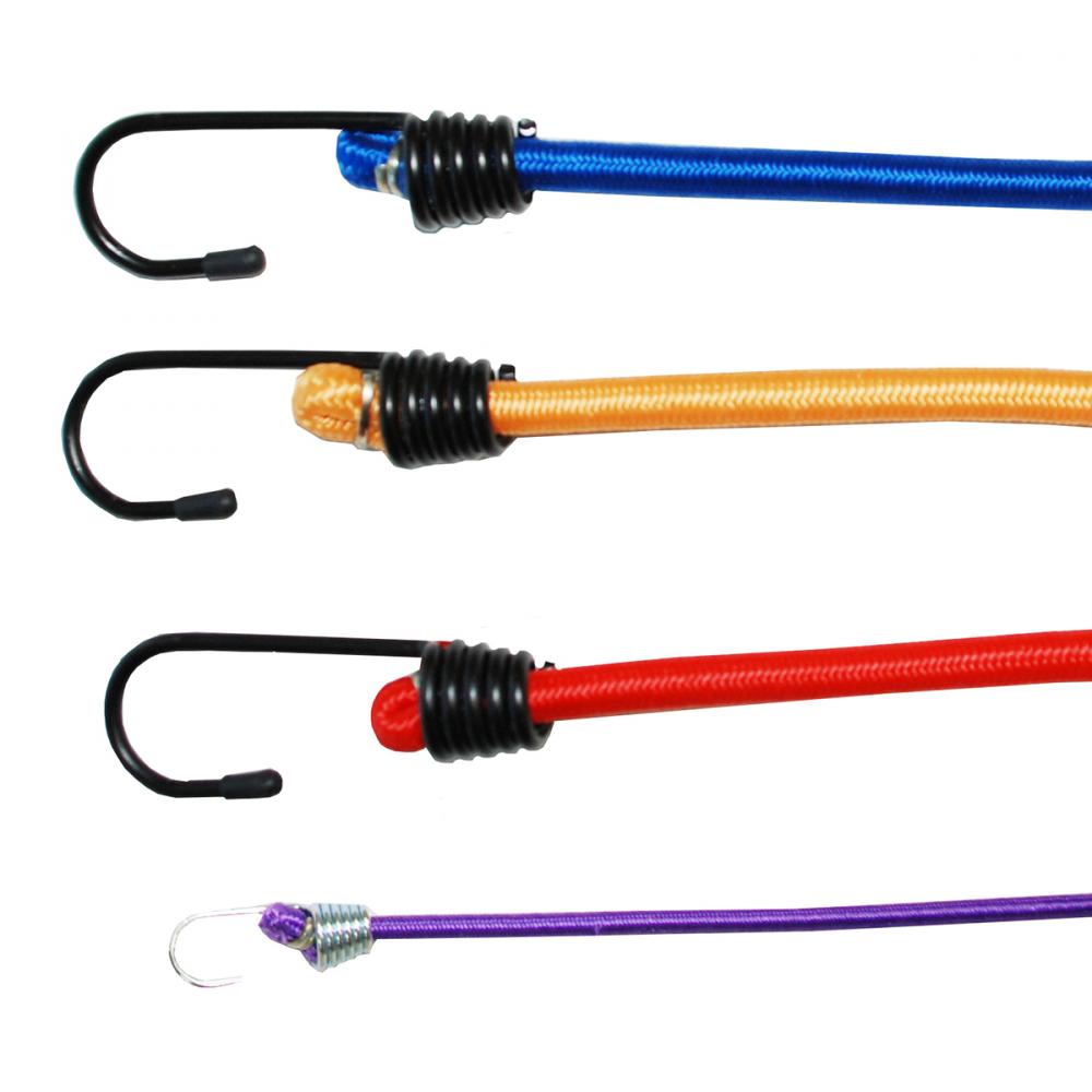 Tie Down Bungee Stretch Cord Solid Color Ast 6Pk<span class=' ItemWarning' style='display:block;'>Item is usually in stock, but we&#39;ll be in touch if there&#39;s a problem<br /></span>