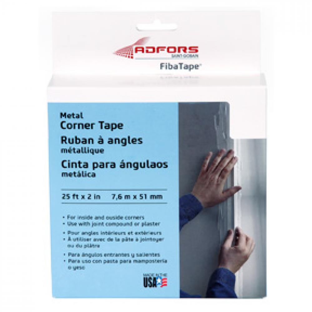 FibaTape Metal Corner Drywall Tape 5cm x 7.6m<span class=' ItemWarning' style='display:block;'>Item is usually in stock, but we&#39;ll be in touch if there&#39;s a problem<br /></span>