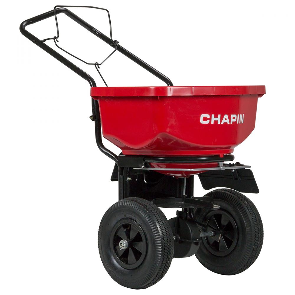 Residential Salt & Icemelt Broadcast Spreader with 12in PU Wheels 80Lb<span class=' ItemWarning' style='display:block;'>Item is usually in stock, but we&#39;ll be in touch if there&#39;s a problem<br /></span>