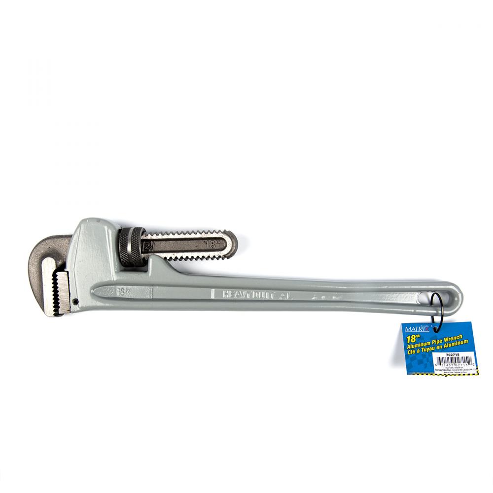 Pipe Wrench Aluminum 18in<span class=' ItemWarning' style='display:block;'>Item is usually in stock, but we&#39;ll be in touch if there&#39;s a problem<br /></span>