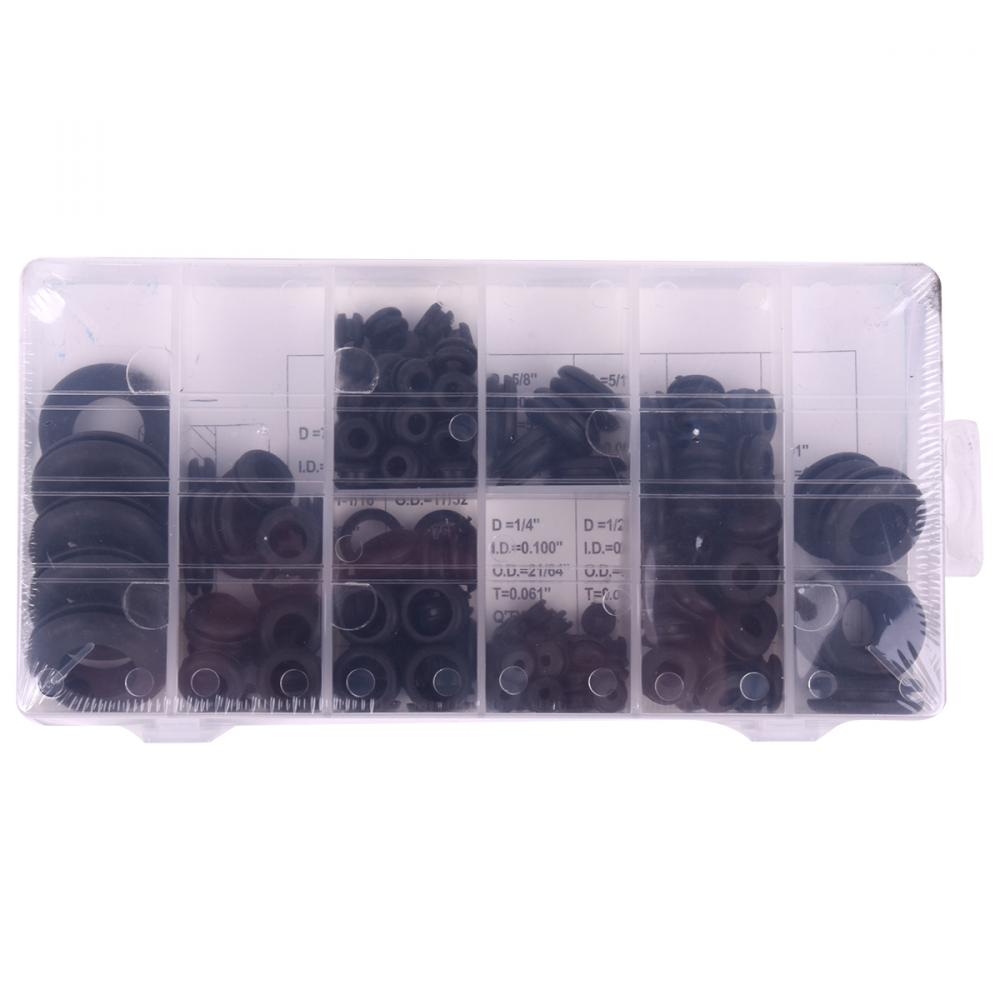 180PC Rubber Grommet Assortment<span class=' ItemWarning' style='display:block;'>Item is usually in stock, but we&#39;ll be in touch if there&#39;s a problem<br /></span>