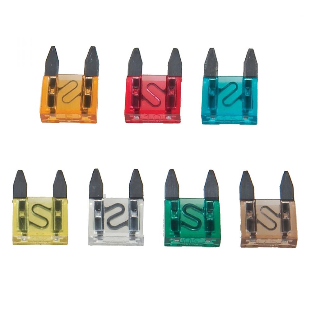 15 pc Mini Auto Plug-In Fuses<span class=' ItemWarning' style='display:block;'>Item is usually in stock, but we&#39;ll be in touch if there&#39;s a problem<br /></span>