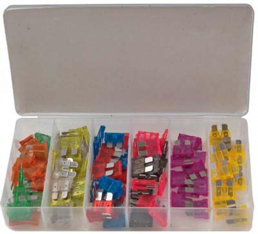 120 pc Auto Plug-In Fuses<span class=' ItemWarning' style='display:block;'>Item is usually in stock, but we&#39;ll be in touch if there&#39;s a problem<br /></span>