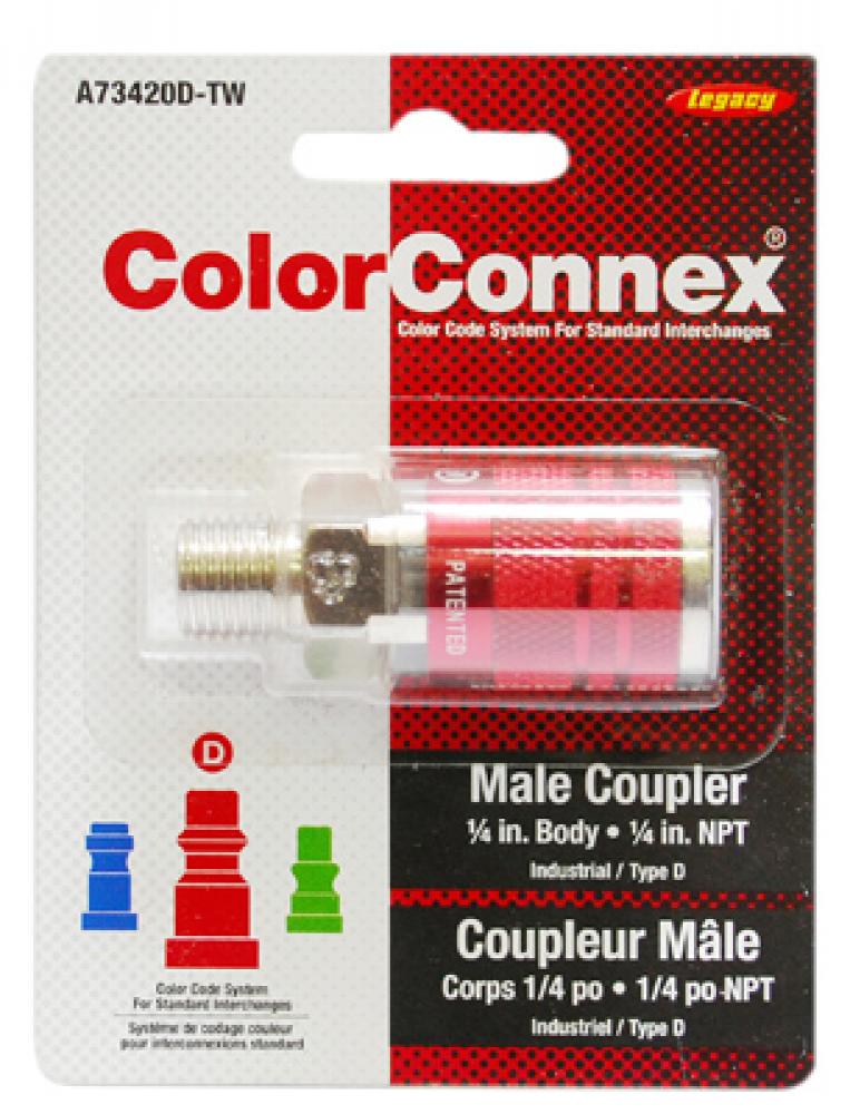 Red Coupler ¼in MNPT ¼in<span class=' ItemWarning' style='display:block;'>Item is usually in stock, but we&#39;ll be in touch if there&#39;s a problem<br /></span>