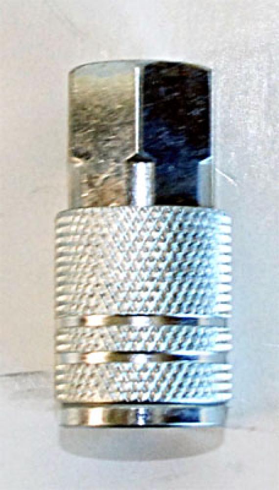 Quick Coupler Steel ¼in x ¼in F NPT<span class=' ItemWarning' style='display:block;'>Item is usually in stock, but we&#39;ll be in touch if there&#39;s a problem<br /></span>