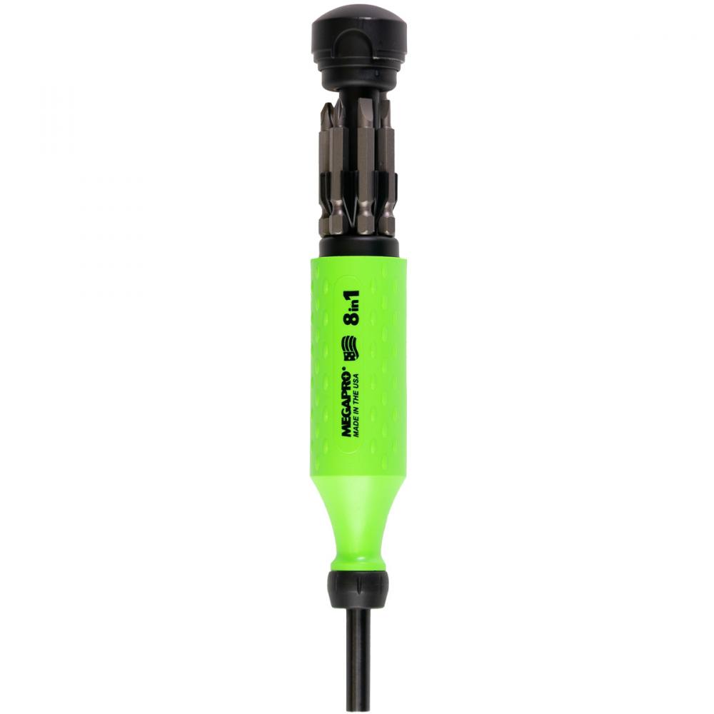 MegaPro Screwdriver Original 8-in-1 Multi Bit Green/Black<span class=' ItemWarning' style='display:block;'>Item is usually in stock, but we&#39;ll be in touch if there&#39;s a problem<br /></span>