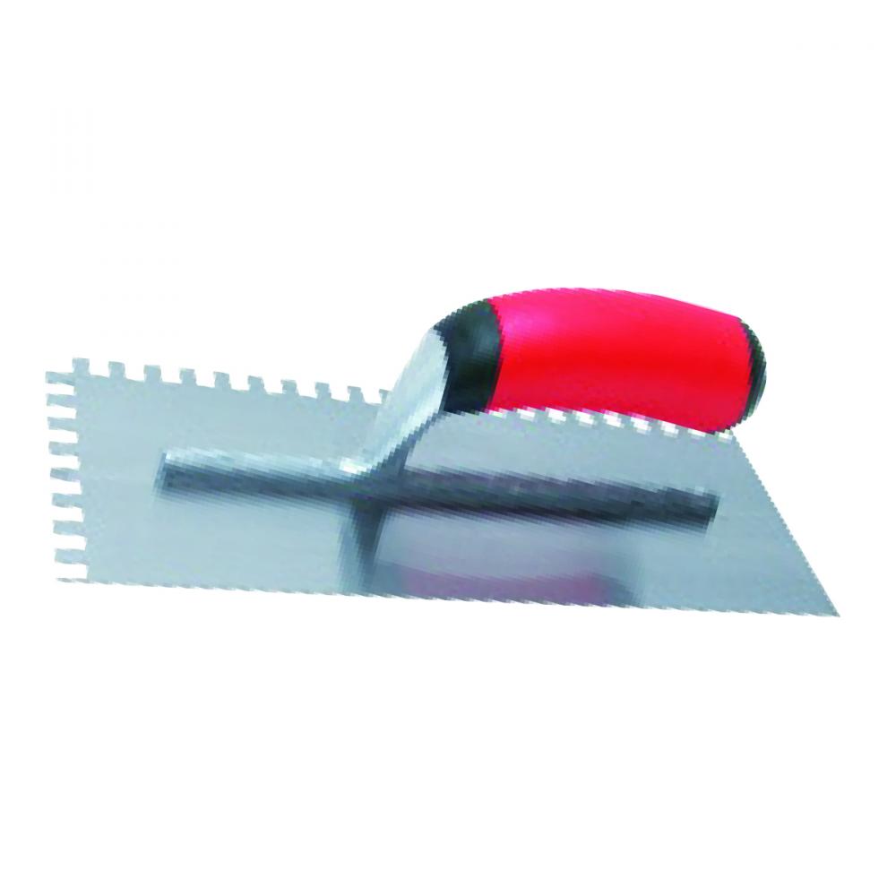 Notched Trowel 11in x 4½in (½in x ½in x ½in Sq Notch) Soft Grip MarshalLown Nt670<span class=' ItemWarning' style='display:block;'>Item is usually in stock, but we&#39;ll be in touch if there&#39;s a problem<br /></span>