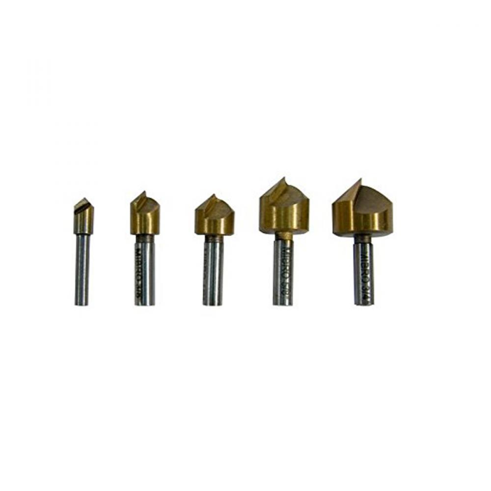 Drill Bits Wood Countersink Titanium Coated 5PC Set<span class=' ItemWarning' style='display:block;'>Item is usually in stock, but we&#39;ll be in touch if there&#39;s a problem<br /></span>