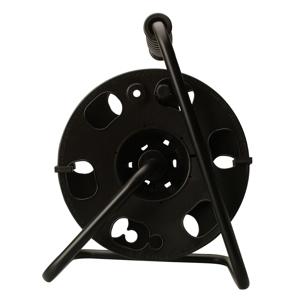 Metal Extension Cord Reel Stand Black<span class=' ItemWarning' style='display:block;'>Item is usually in stock, but we&#39;ll be in touch if there&#39;s a problem<br /></span>